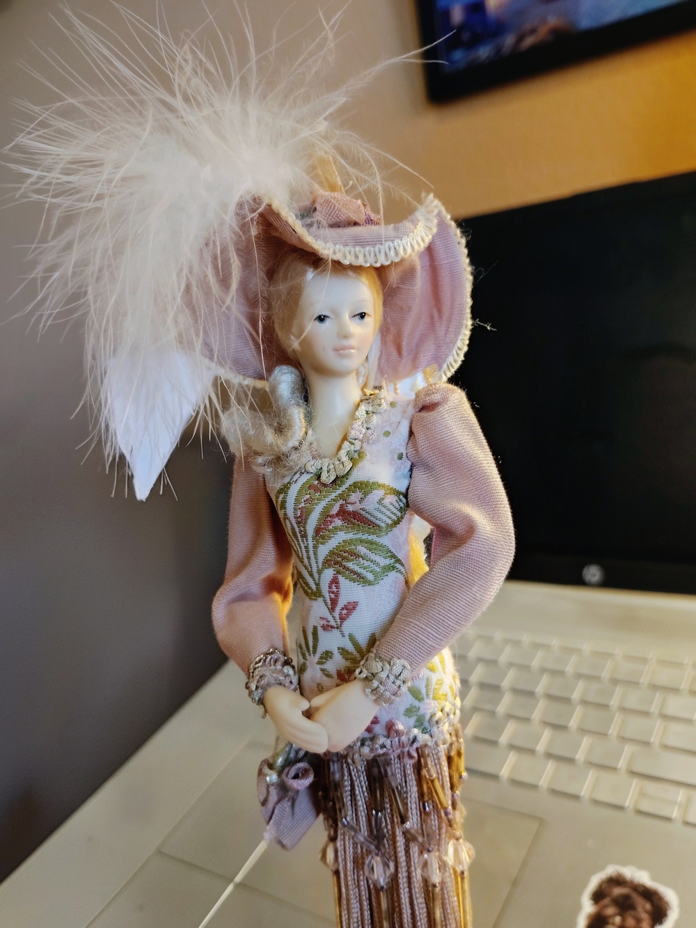 "Putting On The Ritz" Victorian Tassel Doll